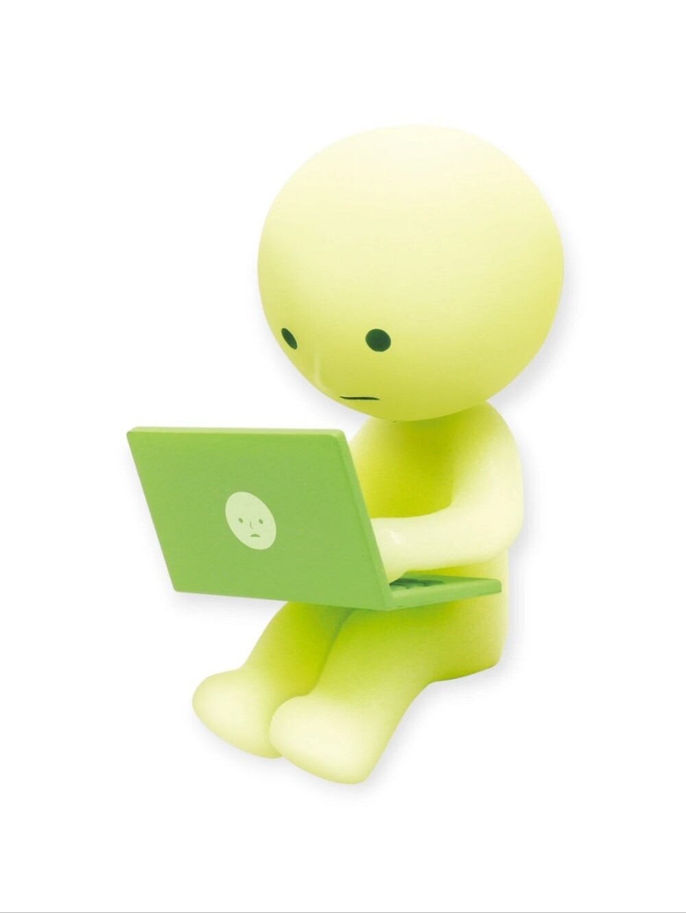 SMISKI Work Series Researching Laptop Glow in the Dark Mini Figure